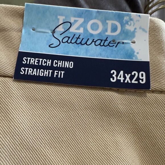 Izod  Saltwater Stretch Khaki Chino Pants - Picture 4 of 6